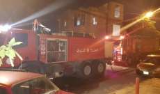 الدفاع المدني يخمد حريقاً شب داخل متجر لبيع المواد الغذائية في الشوف