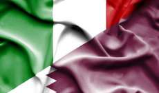 رئيس وزراء قطر ناقش مع ألفانو الأوضاع العامة والعلاقات الثنائية وسبل تنميتها