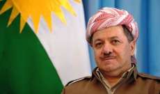 رئيس إقليم كردستان يترك الحكم نهاية الشهر الحالي
