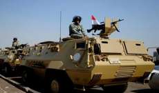"الجزيرة": 5 قتلى من الجيش المصري باستهداف آليتهم العسكرية 