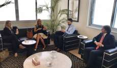 تيمور جنبلاط التقى سفيرة سويسرا وسفيرة لبنان في الاردن 