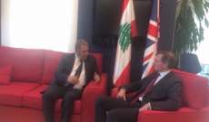 سفير فلسطين التقى نظيره البريطاني وبحث معه في الأوضاع الفلسطينية