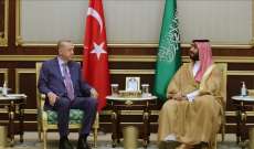 أردوغان عقد لقاء مغلقا مع بن سلمان في جدة