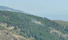 النشرة: قصف مدفعي اسرائلي يستهدف أطراف كفرشوبا وكفرحمام خراج مزرعة حلتا