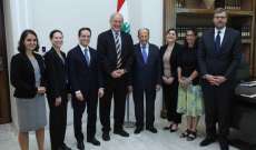 الرئيس عون: على الامم المتحدة تقديم مساعداتها للنازحين داخل سوريا لتشجيعهم على العودة