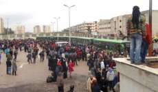  النشرة: خروج دفعة جديدة من المسلحين من حي الوعر في حمص