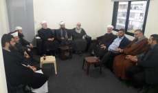 هيئة علماء المسلمين تستقبل القوى الإسلامية في صيدا