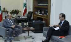 الرئيس عون عرض مع فوشيه الترتيبات المتعلقة بزيارة ماكرون الشهر المقبل