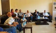 رئيس مصلحة مياه لبنان الشمالي ورئيس بلدية ببنين العبدة بحثا في سير عمل مشروع الشفة