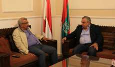 سعد عرض مختلف المستجدات مع رئيس حركة لبنان الشباب