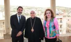 المطران درويش استقبل السفير الجديد للبرازيل في لبنان