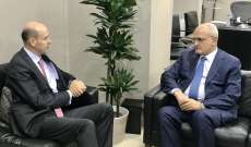 وزير المالي إلتقى رئيس ديوان المحاسبة والسفير المصري