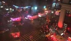 عمدة نيويورك: لم تثبت وفق التحقيقات علاقة انفجار مانهاتن بالارهاب 