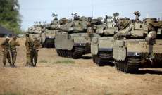 الجيش الإسرائيلي: هاجمنا مباني تابعة لحزب الله في مركبا ومجدل زون وجبل بلاط والحمرا في جنوبي لبنان