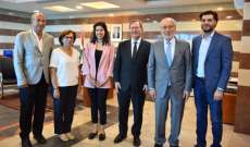 الحلبي إلتقى السفيرالبريطاني لدى لبنان: لضرورة تعميق العلاقات التاريخية والثقافية والتربوية بين البلدين