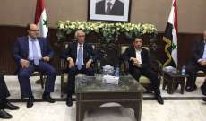     الحكومة لن تستمع الى نتائج زيارات الوزراء الثلاثة الى دمشق .   