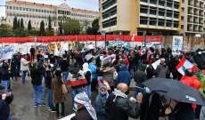 تحرك احتجاجي في ساحة رياض الصلح تحت شعار "حقي اغضب يوم الغضب الشعبي"