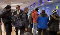 الداخلية البيلاروسية: 118 مهاجرًا غادروا أراضي البلاد من مطار مينسك الدولي