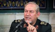 قائد عسكري إيراني: انتصارات الشعوب بلبنان والعراق وسوريا تحققت بفضل المقاومة