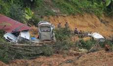 السلطات الماليزية: ارتفاع حصيلة الانهيار الأرضي إلى 24 قتيلا و9 مفقودين