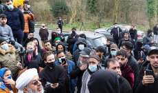 احتجاجات في بريطانيا اعتراضا على نشر صورة كاريكاتورية عن النبي محمد