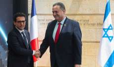 وزير خارجية فرنسا التقى نظيره الإسرائيلي: أكّدت موقفنا بشأن خفض التصعيد في لبنان