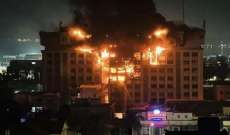 اعلام مصري: اندلاع حريق ضخم في مقر للشرطة في محافظة الإسماعيلية