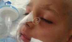 وفاة الطفل مشيك الذي دخل المستشفى منذ شهر 