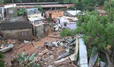 ارتفاع حصيلة ضحايا الفيضانات في جنوب إفريقيا إلى 341 قتيلا