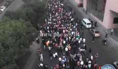 التحكم المروري: مسيرة راجلة من تقاطع برج المر باتجاه جسر الرينغ