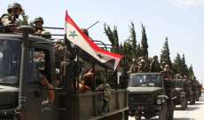 النشرة: جيش سوريا وحزب الله سيطروا على معبر سن فيخا بجرود القلمون الغربي