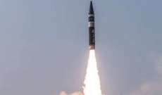 سلطات الهند أجرت اختباراً ناجحاً لإطلاق صاروخ باليستي