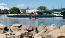 مياه نهر الراين في ألمانيا تتجاوز المستويات التي أحدثت أزمة هذا الشهر