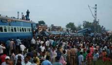 مقتل 23 شخصا وأصابة 64 في حادث قطار بالهند