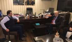 هيثم ابو سعيد يلتقي رئيس وفد السوري المفاوض في جنيف 