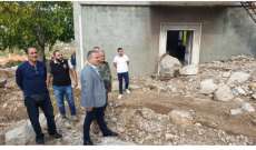 درغام تفقد الأضرار التي خلفتها السيول في عكار وطالب بالتعويض على المتضررين