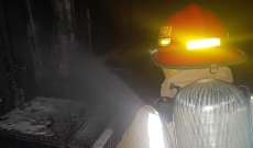 الدفاع المدني: حريق داخل غرفة لمشغلات اجهزة التدفئة في كفرحباب في غزير