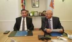السفير العراقي التقى رئيس وأعضاء غرفة اللتجارة والصناعة والزراعة في صيدا
