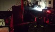 الدفاع المدني: إخماد حريق مولد طاقة كهربائية في شارون