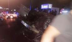 الدفاع المدني: سبعة جرحى اثر حادث سير عند تقاطع الجديدة- المتن