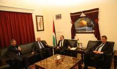 الاحمد استقبل السفير المصري في لبنان 