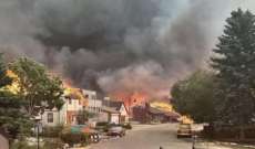 أ ف ب: فرق الإطفاء الكندية تخمد النيران بمدينة جاسبر لكنّ حريق المتنزه 
