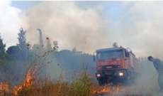 النشرة: إخماد حريق أعشاب يابسة وأشجار في خراج بلدة الفرديس