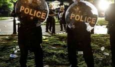 القبض على 127 شخصا في احتجاجات ليلية بولاية كنتاكي الأميركية