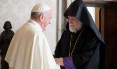 آرام الأول بعد لقاء البابا فرنسيس: توحيد عيد الفصح أصبح محتما