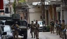 النشرة: الجيش اللبناني داهم منازل مطلوبين في حي الشراونة ببعلبك