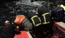 وحدة الانقاذ البحري حاصرت بقعة التلوث النفطية المحيطة بمعمل الزوق