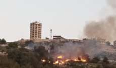 الدفاع المدني أخمد حريقا كبيرا أتى على أشجار حرجية واقترب من المنازل في عاصون ـ الضنية