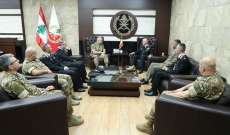 قائد الجيش التقى القائد العام للشرطة العسكرية الإيطالية والملحق العسكري المصري