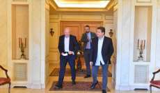 كنعان عرض مع السفير الألماني الملفات المالية والاقتصادية ودعم لبنان واستعادة عافيته